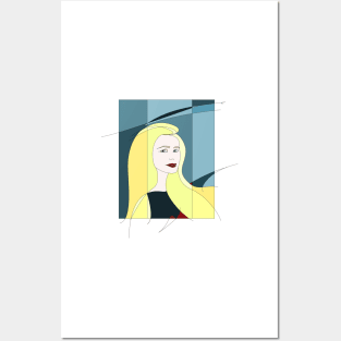 Euphoria Jaune #woman #girl #beauty #fineart #popart #home #decor #fashion #buyart #artprint #minimal #drawing Posters and Art